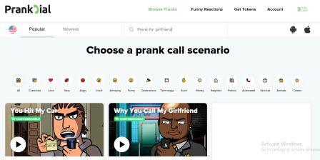 prank call website