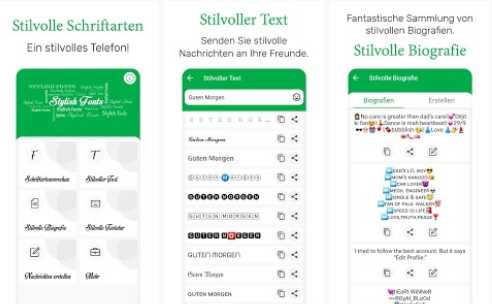 texting fonts for android