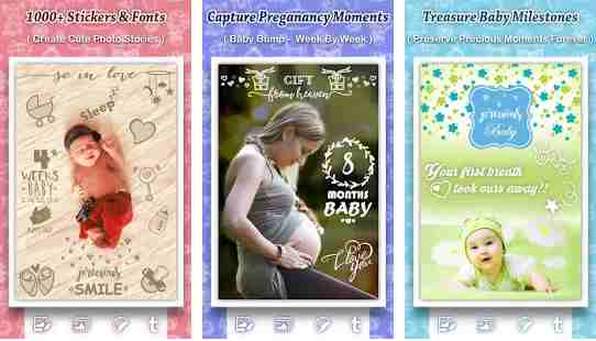 baby month sticker app