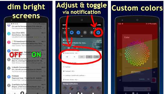 brightness app for android