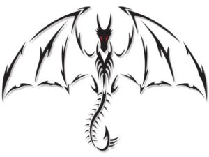 beautiful-open-wings-dragon-tattoo-design