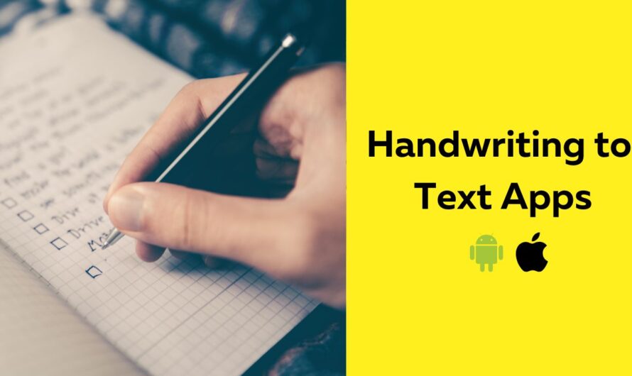 Best Handwriting to Text Apps for Android and iPhone