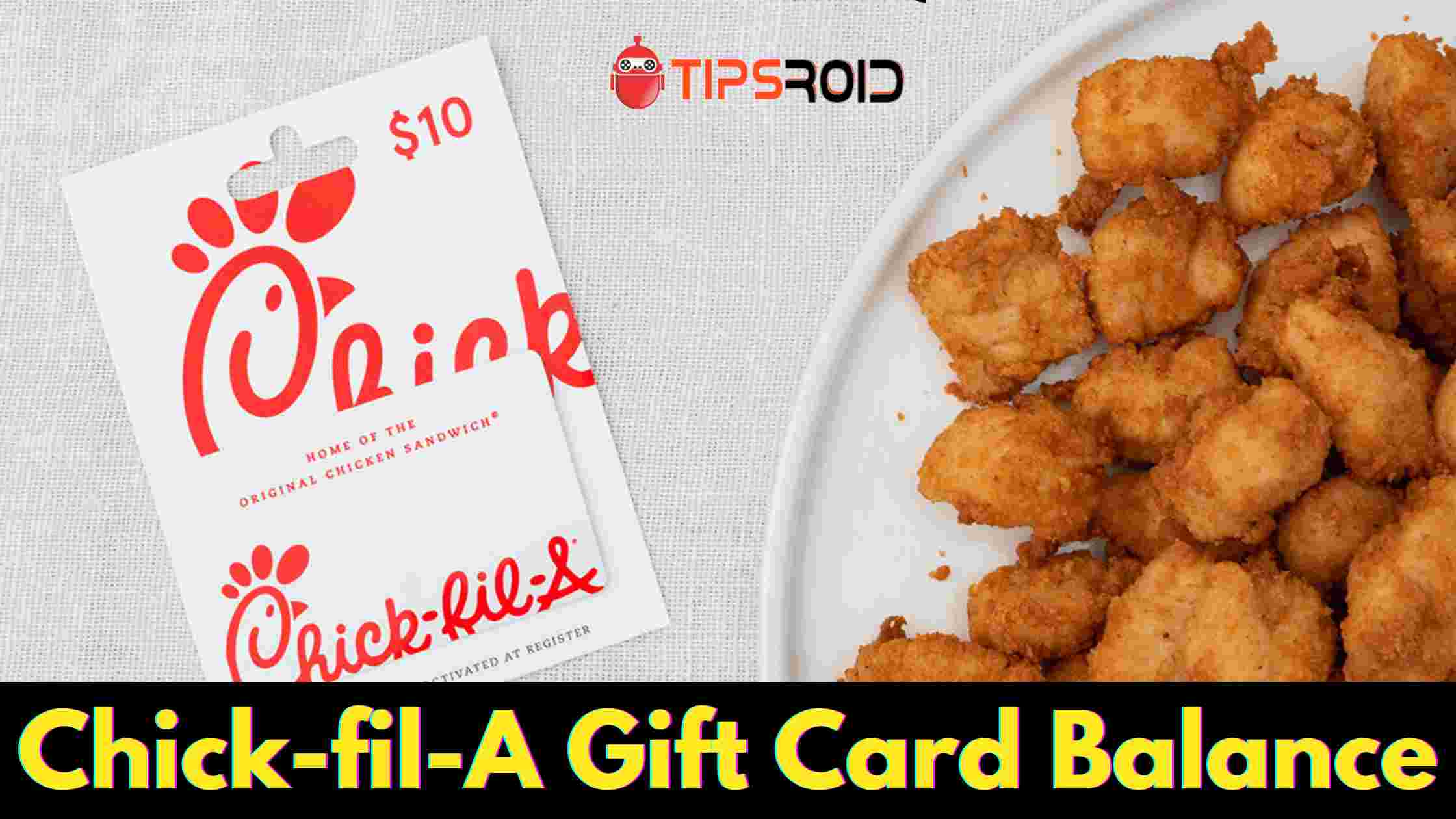 How to Check Chick-fil-A Gift Card Balance