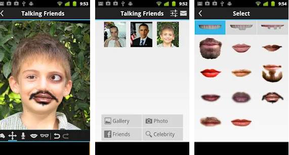 talking face app
