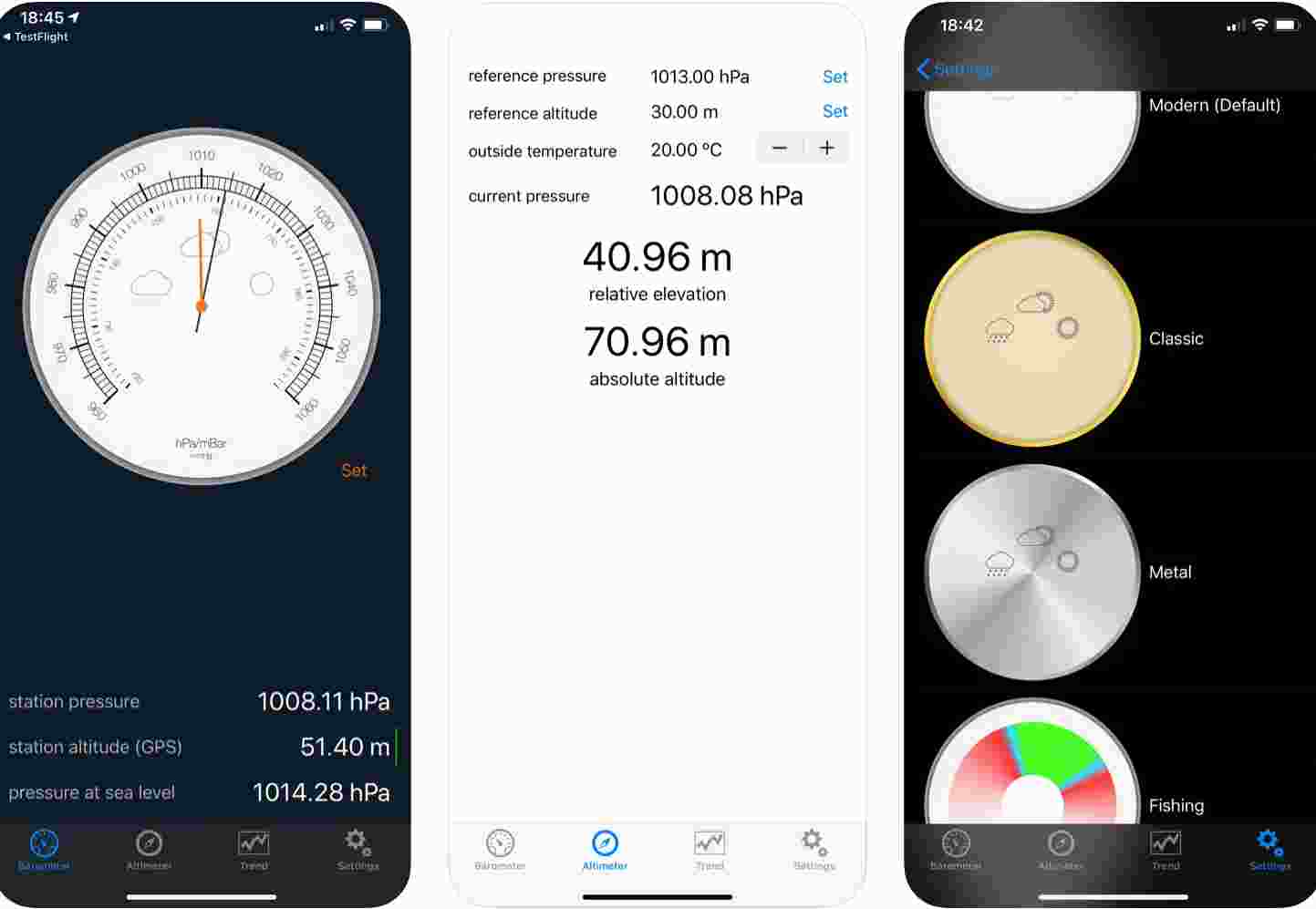 altimeter apps for iphone
