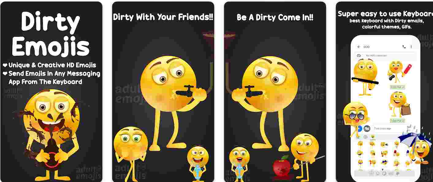 dirty emoji app